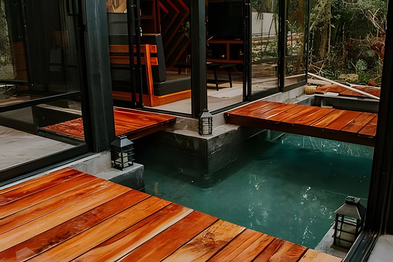 Casa Cruz 2 Rodeada de agua K NAJ con cenote