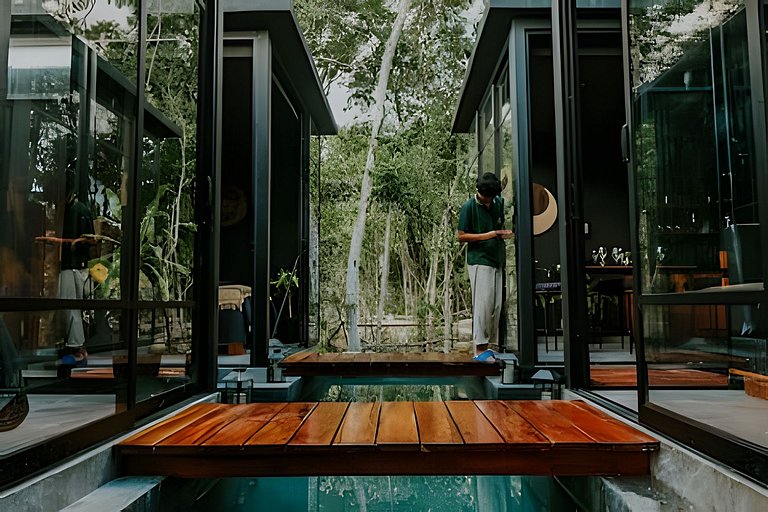 Casa Cruz 2 Rodeada de agua K NAJ con cenote