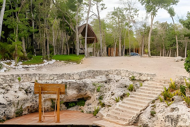 Casa Cruz 2 Rodeada de agua K NAJ con cenote